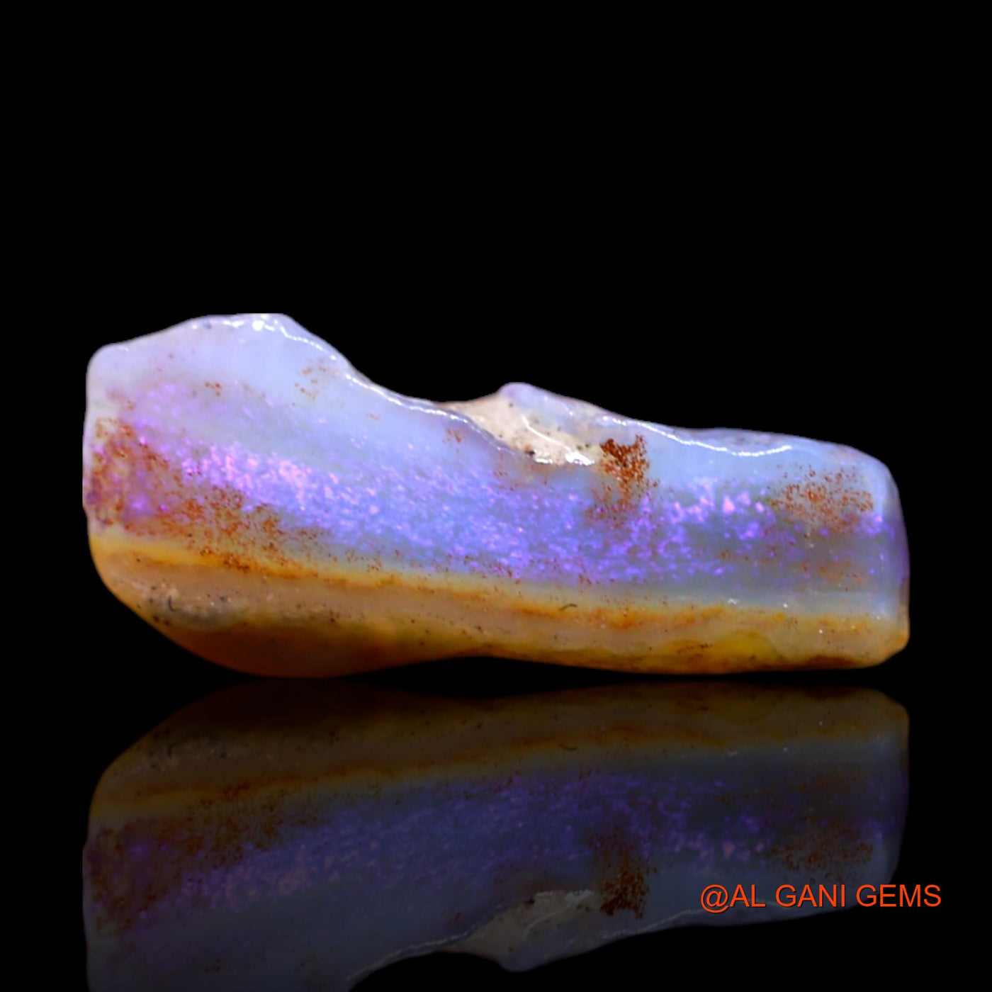 2.00 Cts Natural Australian Fire Opal Loose Gemstone Fancy Rough 12x10x4 mm RG-941