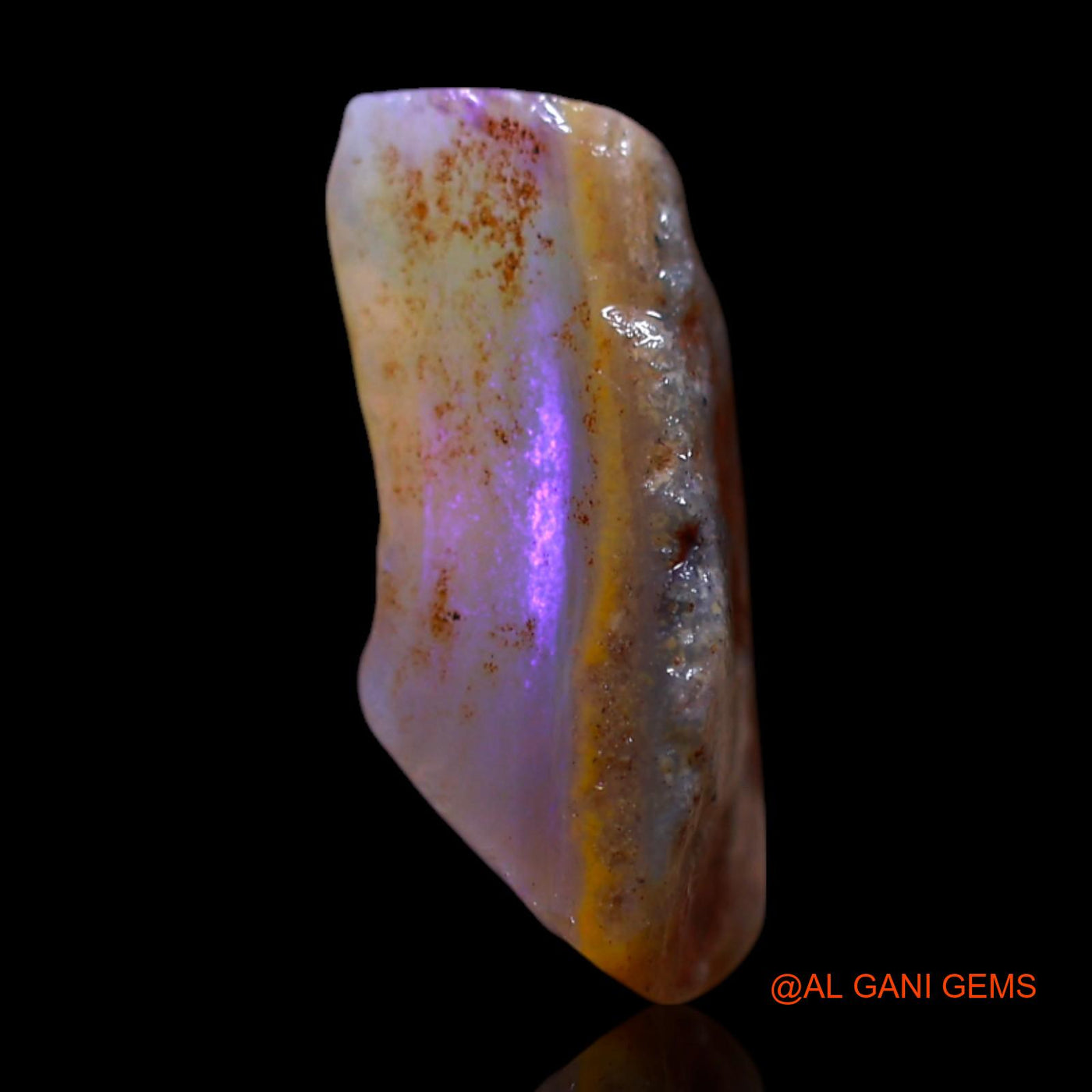 2.00 Cts Natural Australian Fire Opal Loose Gemstone Fancy Rough 12x10x4 mm RG-941