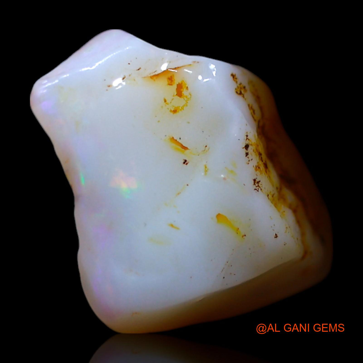 2.00 Cts Unheated Australian Fire Opal Loose Gemstone Fancy Rough Natural 12x9x5 mm RG-944