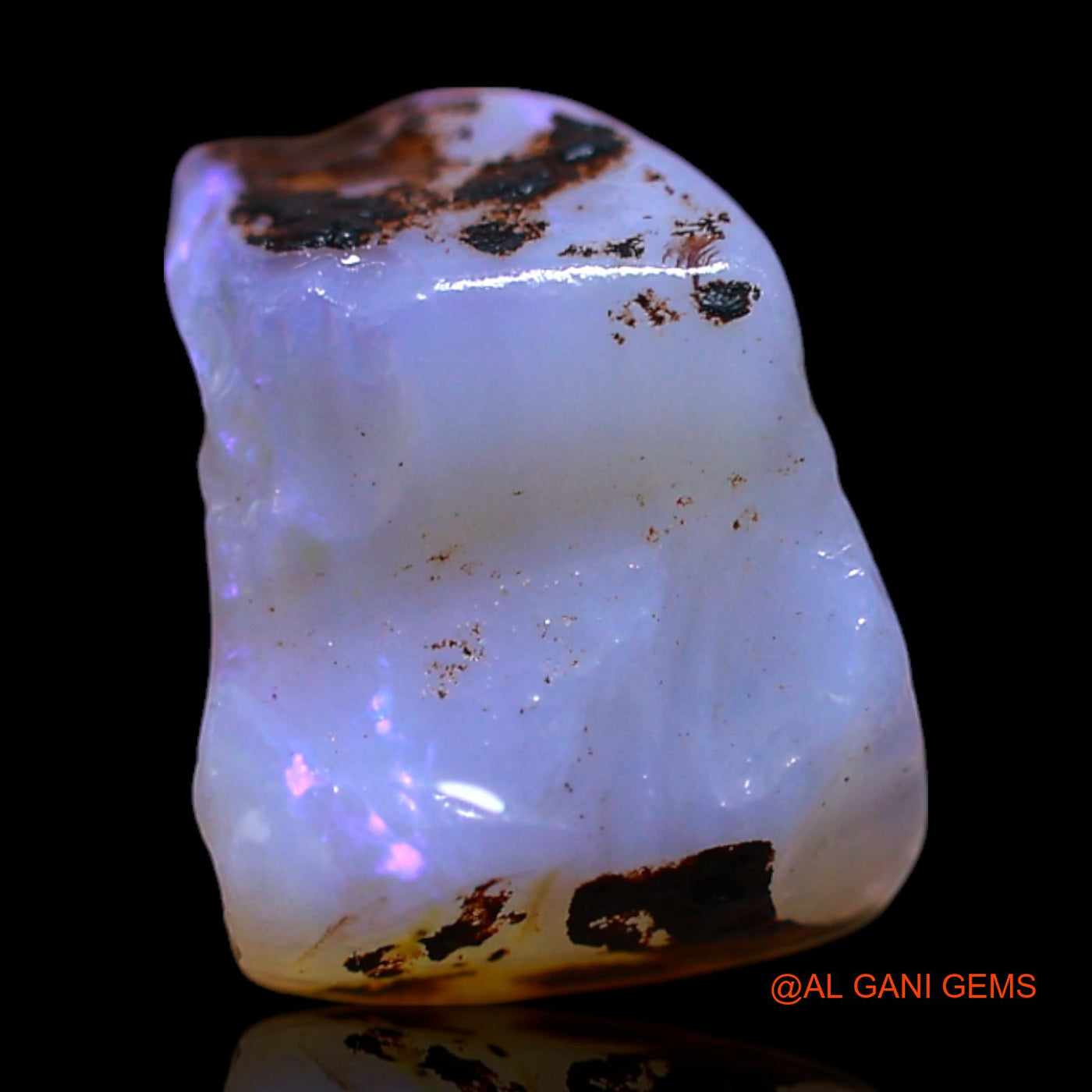 2.00 Cts Natural Australian Fire Opal Loose Gemstone Fancy Rough 10x7x7 mm RG-947