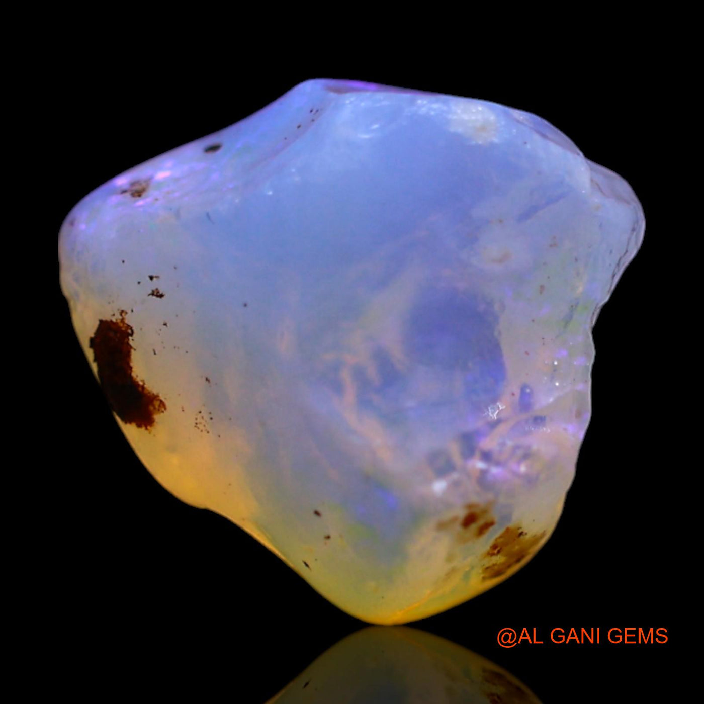 2.00 Cts Natural Australian Fire Opal Fancy Rough Loose Gemstone For Jewelry 9x8x6 mm RG-949