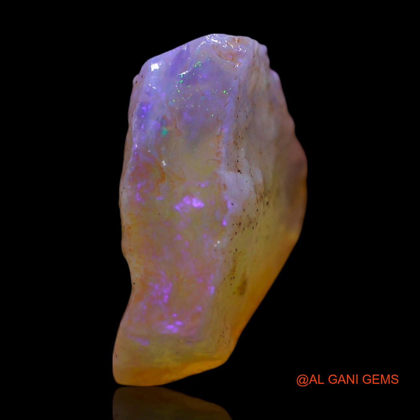 4.00 Cts Natural Australian Fire Opal Loose Gemstone Fancy Rough 14x11x5 mm RG-94