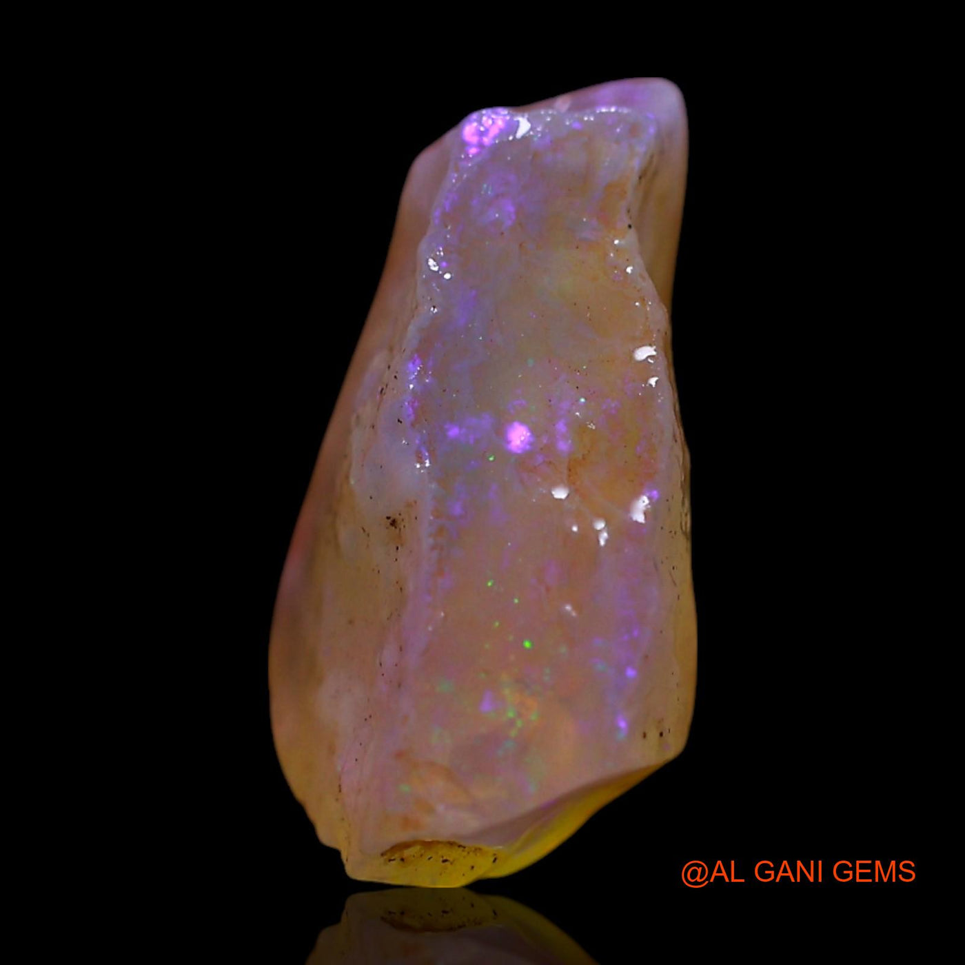 4.00 Cts Natural Australian Fire Opal Loose Gemstone Fancy Rough 14x11x5 mm RG-94