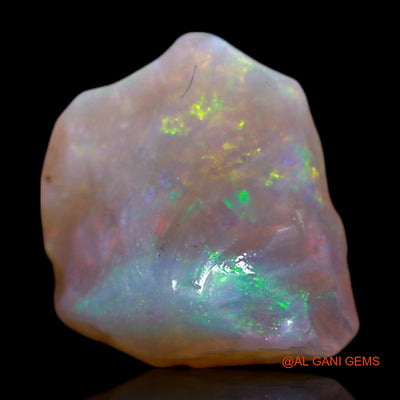 Natural Untreated Fire Opal Loose Gemstone Fancy Rough From Australia 1.50 Cts 9x8x4 mm RG-950