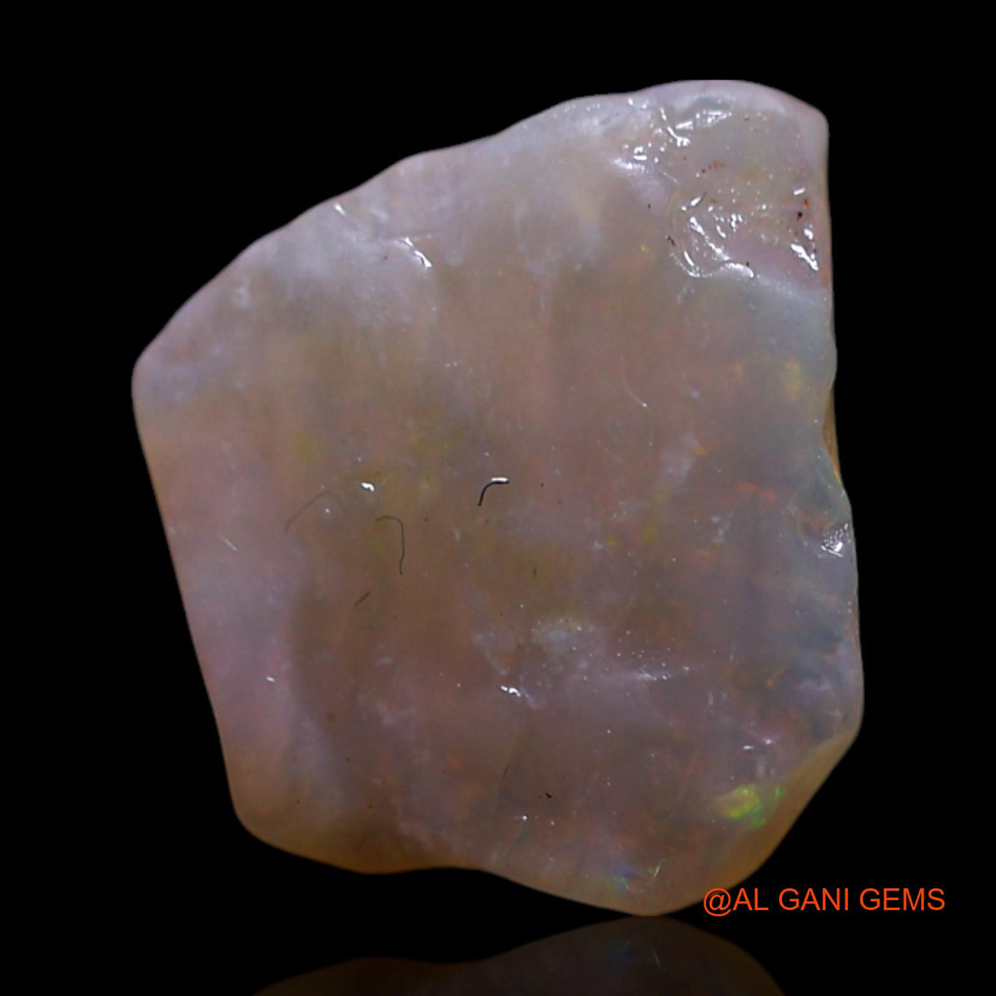 Natural Untreated Fire Opal Loose Gemstone Fancy Rough From Australia 1.50 Cts 9x8x4 mm RG-950