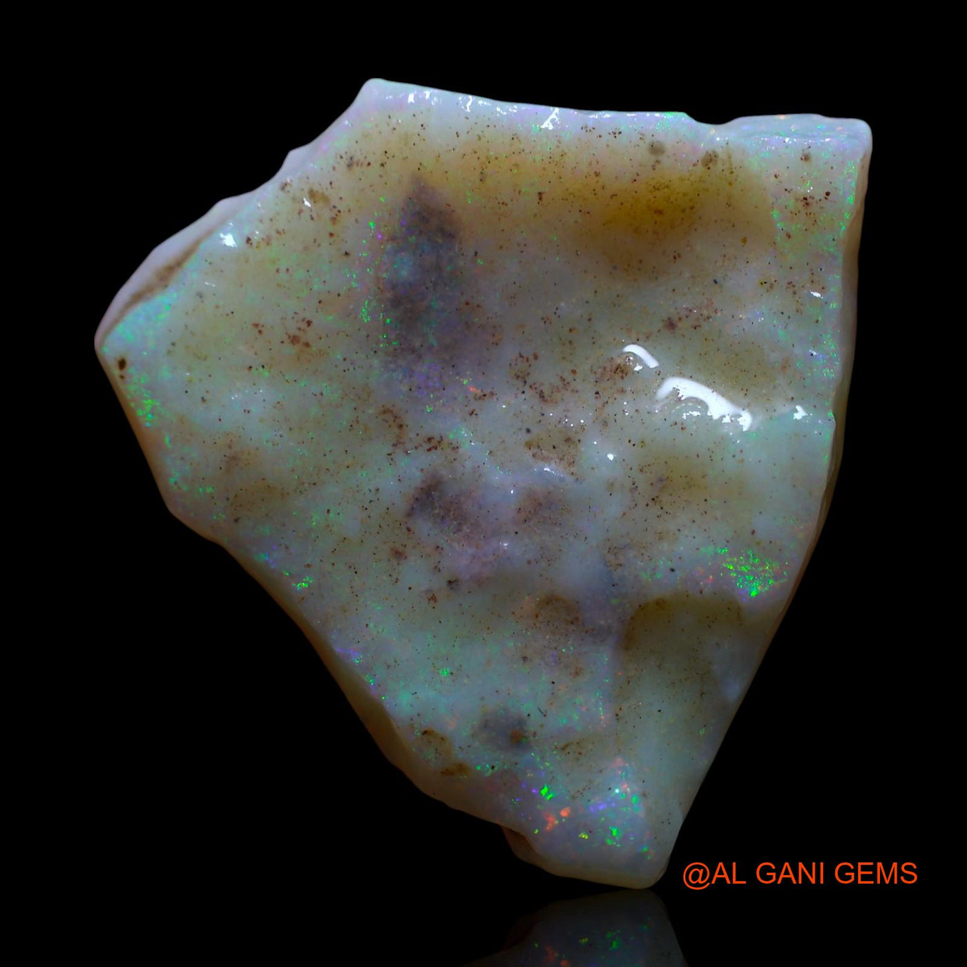 20.00 Cts Natural Australian Fire Opal Loose Gemstone Fancy Rough 29x27x6 mm RG-951