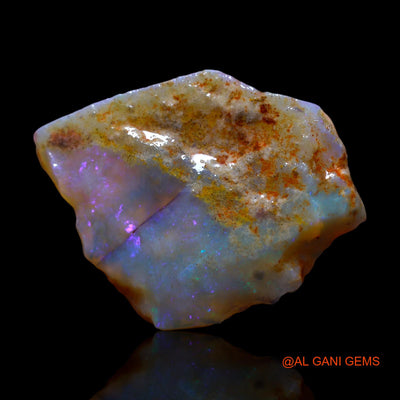 23.00 Cts Natural Australian Fire Opal Fancy Rough Loose Gemstone For Jewelry 26x23x6 mm RG-952