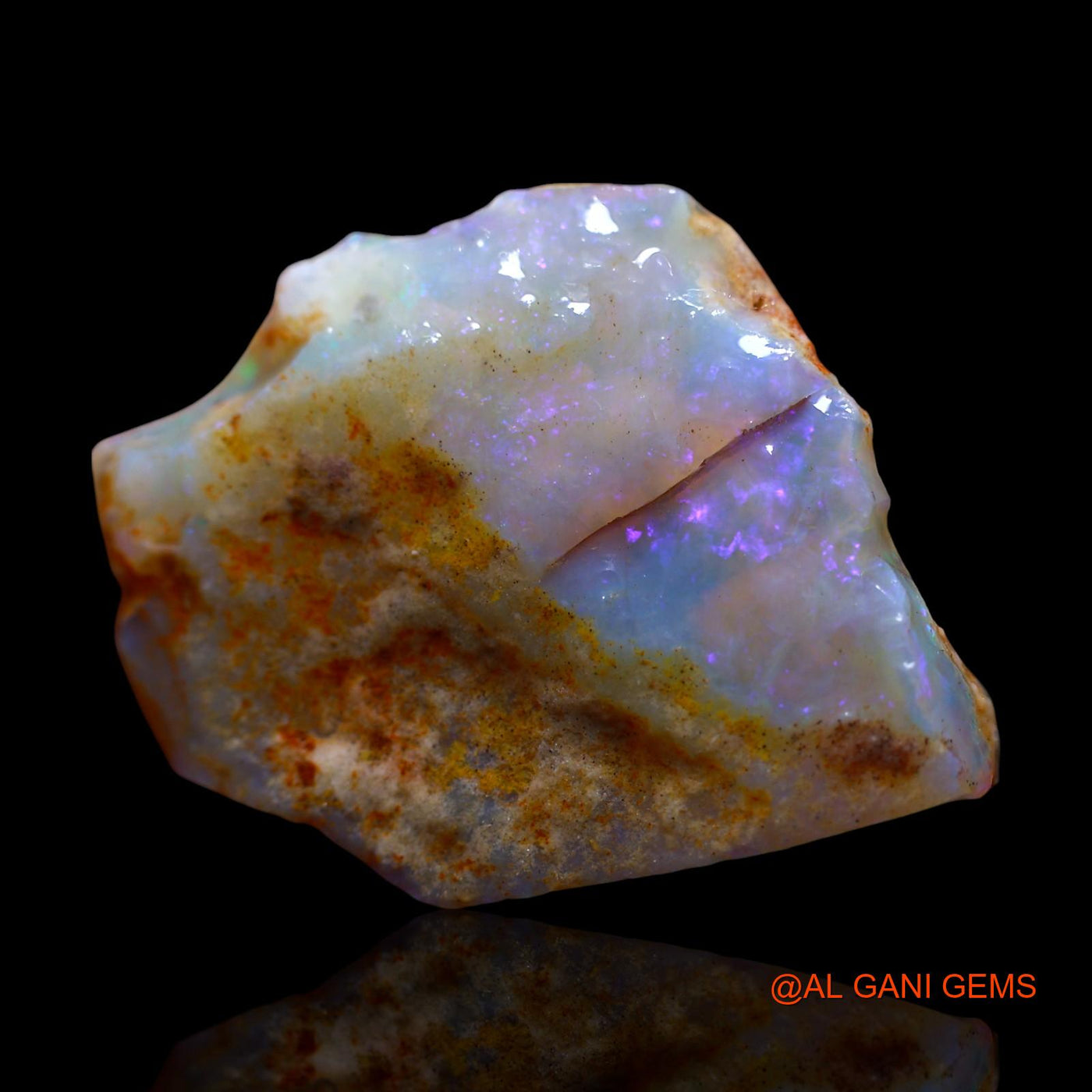 23.00 Cts Natural Australian Fire Opal Fancy Rough Loose Gemstone For Jewelry 26x23x6 mm RG-952