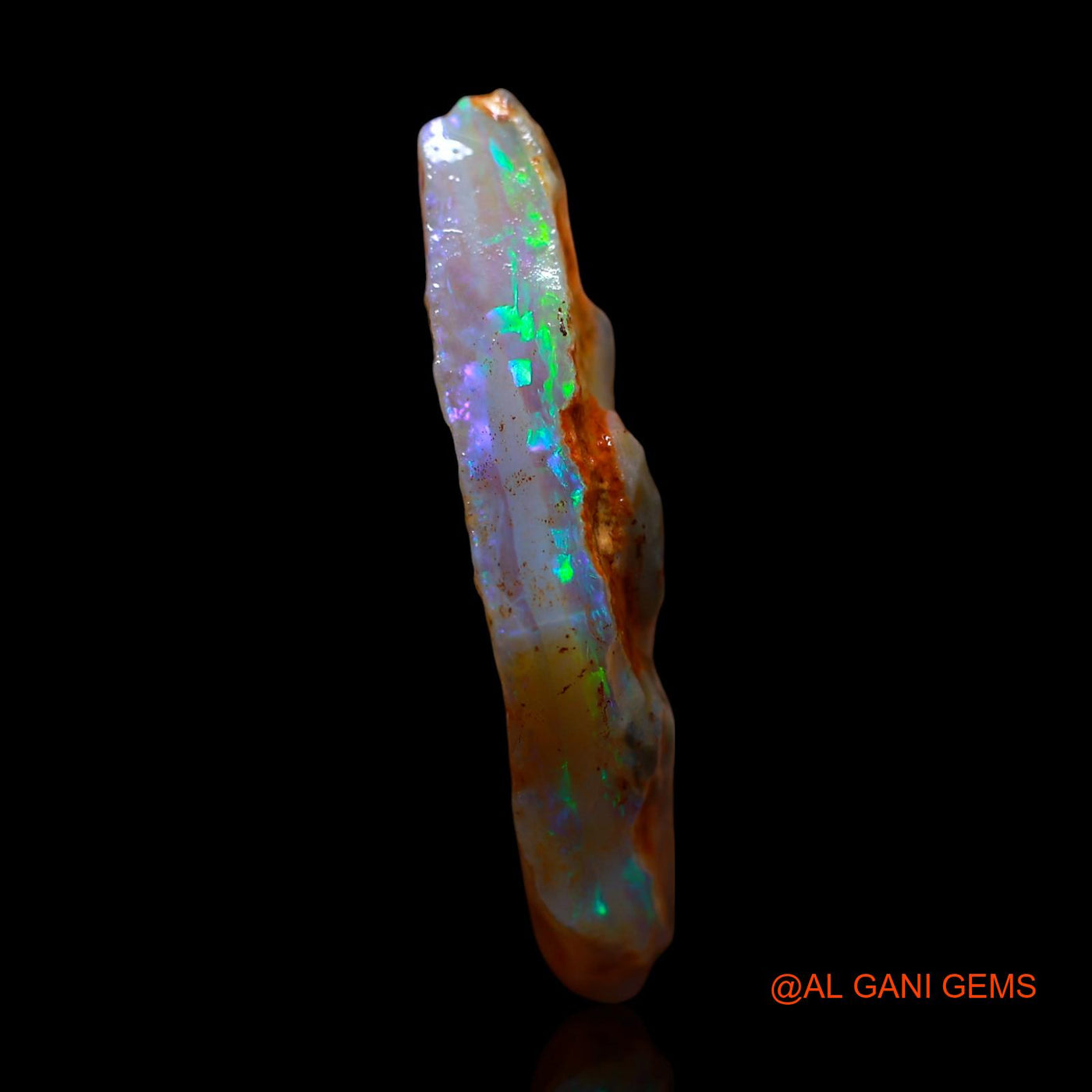 23.00 Cts Natural Australian Fire Opal Fancy Rough Loose Gemstone For Jewelry 26x23x6 mm RG-952