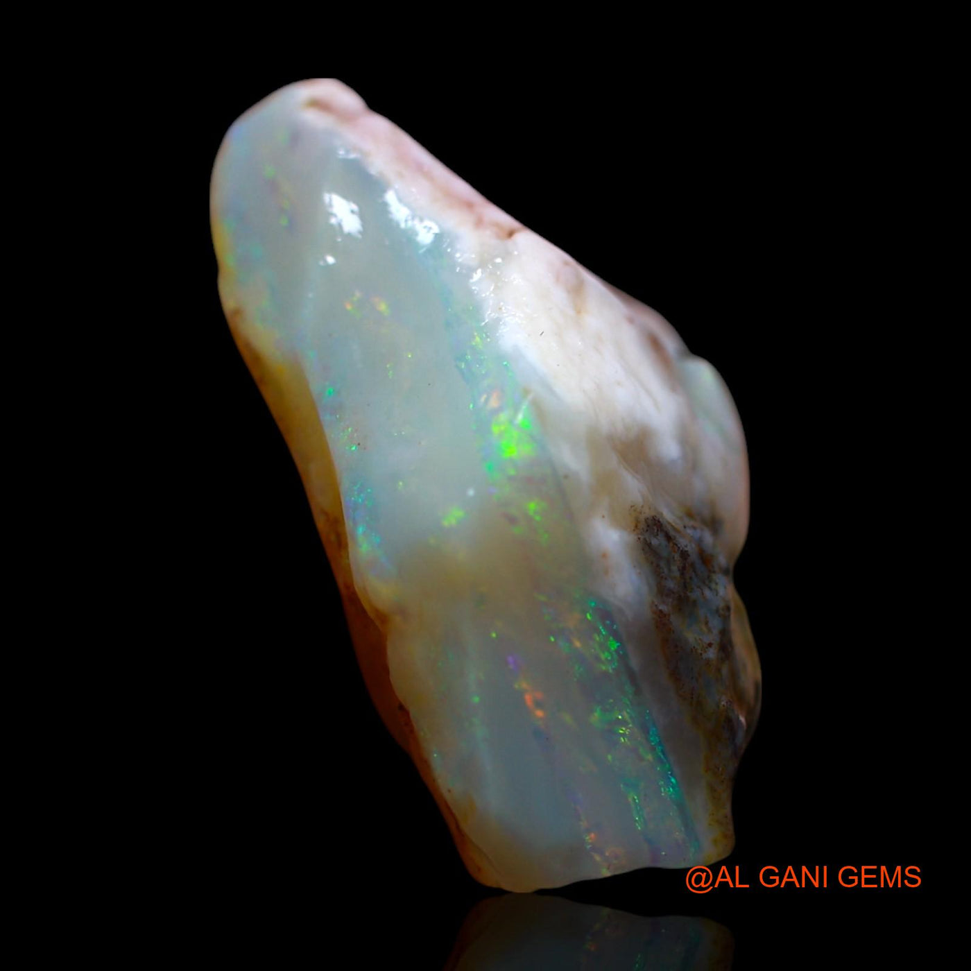 28.00 Cts Natural Australian Fire Opal Loose Gemstone Fancy Rough 28x20x11 mm RG-955
