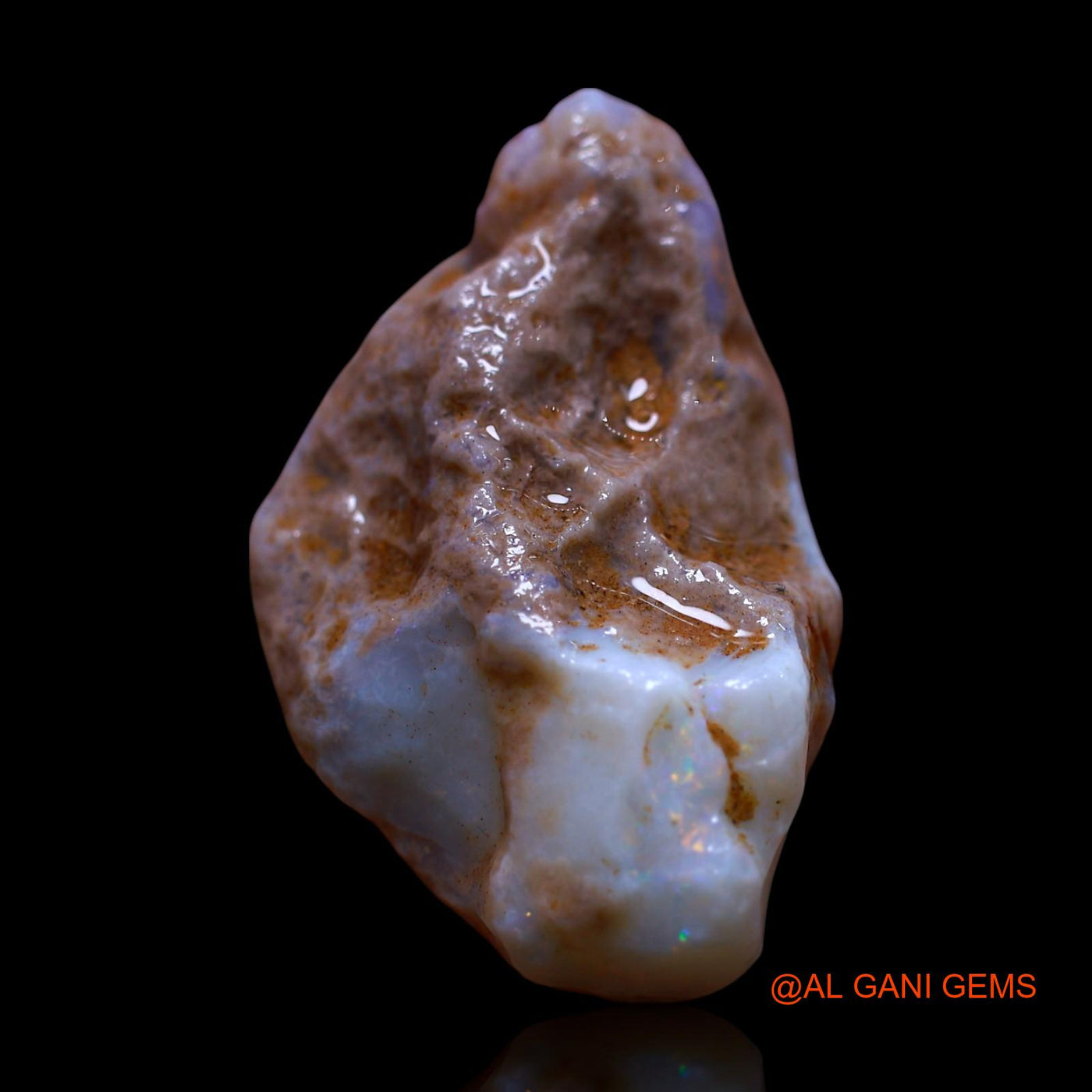 20.00 Cts Natural Australian Fire Opal Loose Gemstone Fancy Rough 28x17x9 mm RG-956
