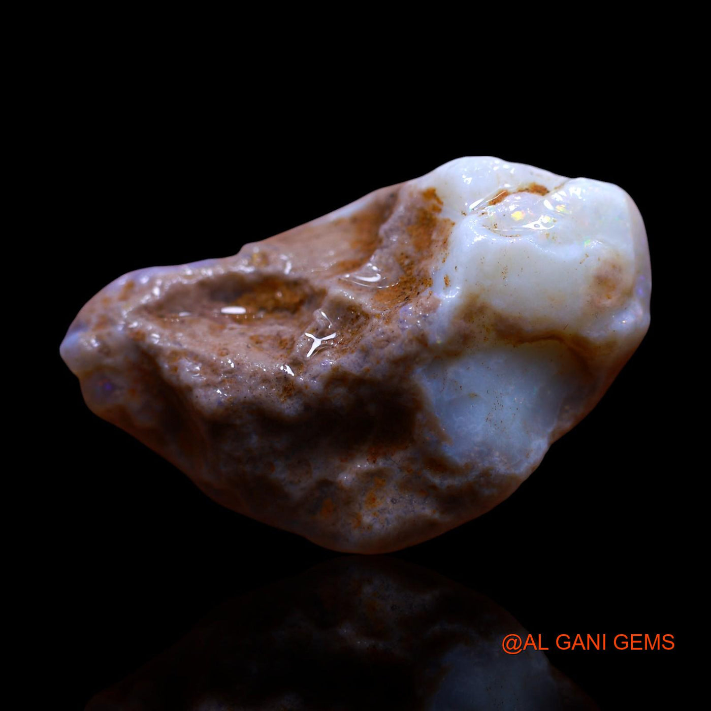 20.00 Cts Natural Australian Fire Opal Loose Gemstone Fancy Rough 28x17x9 mm RG-956