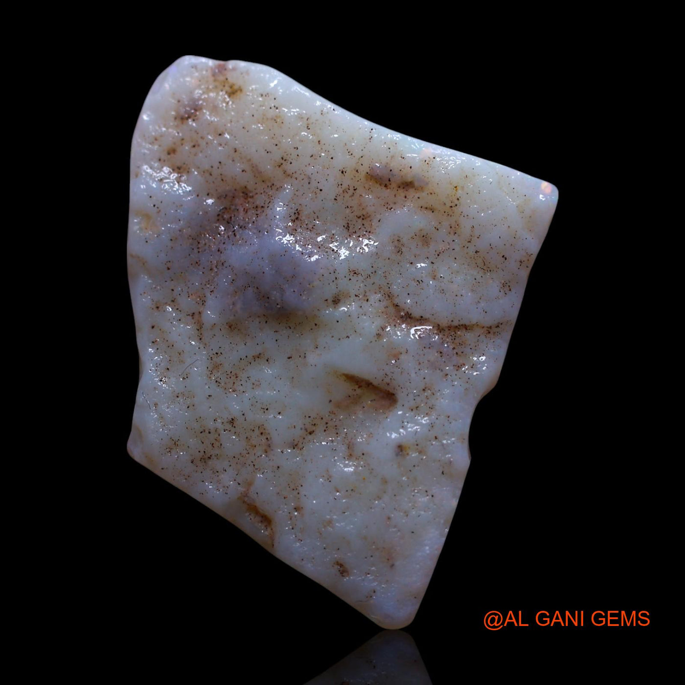 8.00 Cts Unheated Australian Fire Opal Loose Gemstone Fancy Rough Natural 21x19x3 mm RG-957