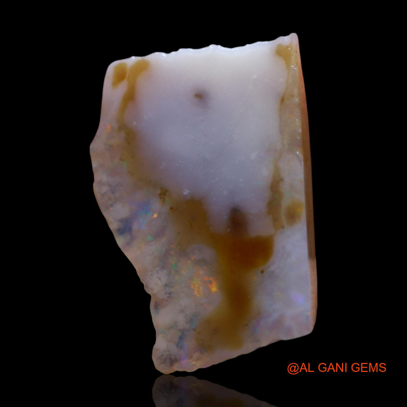 11.00 Cts Natural Australian Fire Opal Loose Gemstone Fancy Rough 24x16x4 mm RG-959
