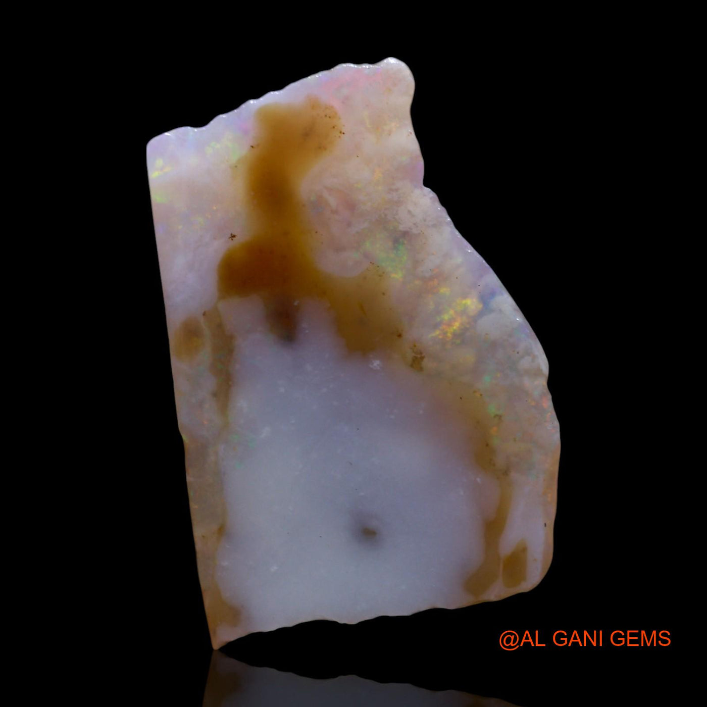 11.00 Cts Natural Australian Fire Opal Loose Gemstone Fancy Rough 24x16x4 mm RG-959