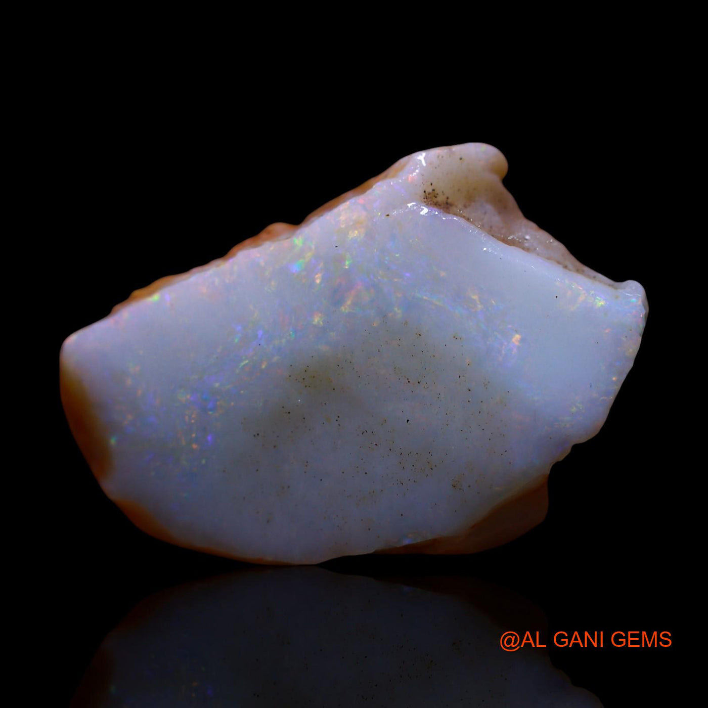 Natural Untreated Fire Opal Loose Gemstone Fancy Rough From Australia 12.00 Cts 25x16x5 mm RG-960