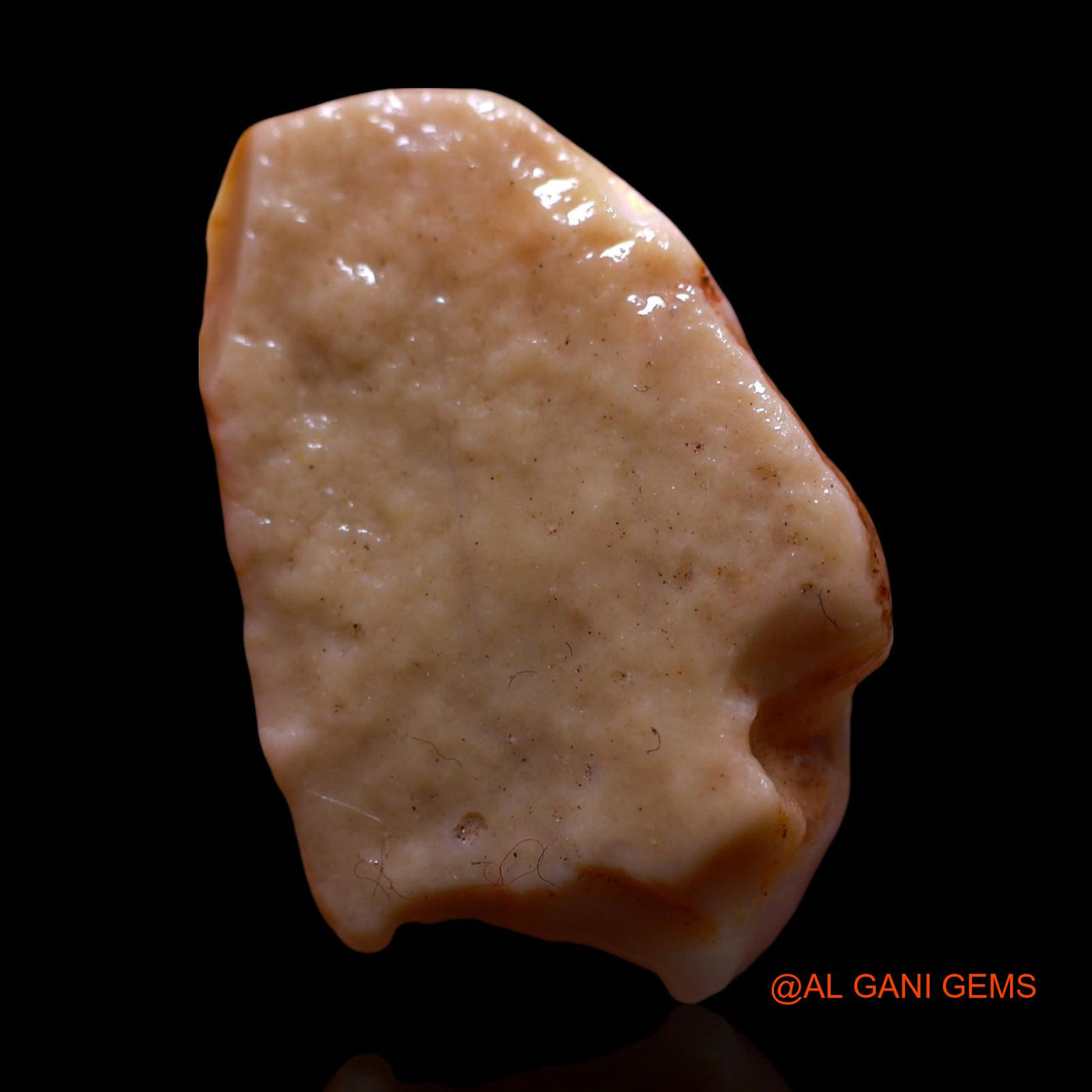 Natural Untreated Fire Opal Loose Gemstone Fancy Rough From Australia 12.00 Cts 25x16x5 mm RG-960