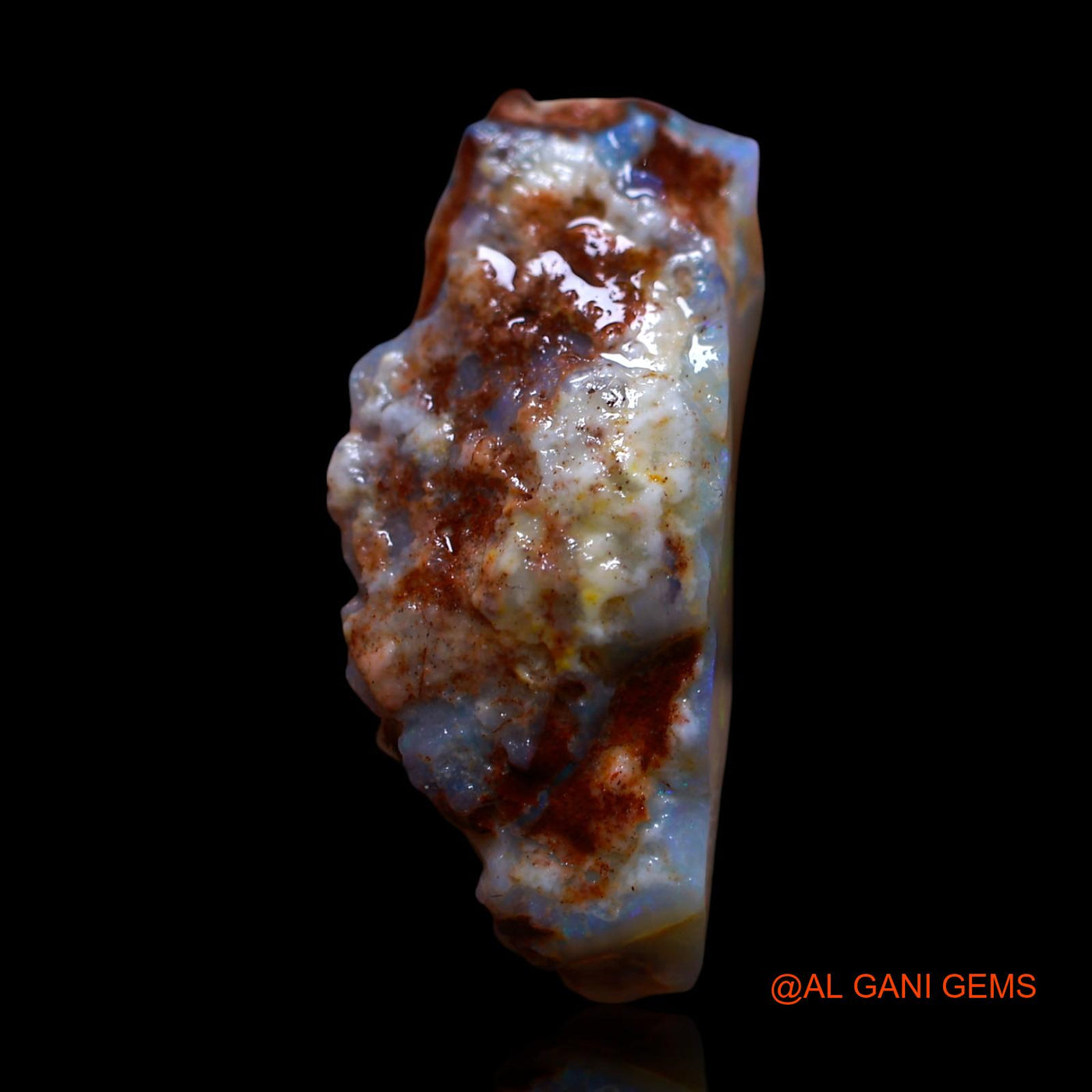 10.00 Cts Unheated Australian Fire Opal Loose Gemstone Fancy Rough Natural 27x11x6 mm RG-962