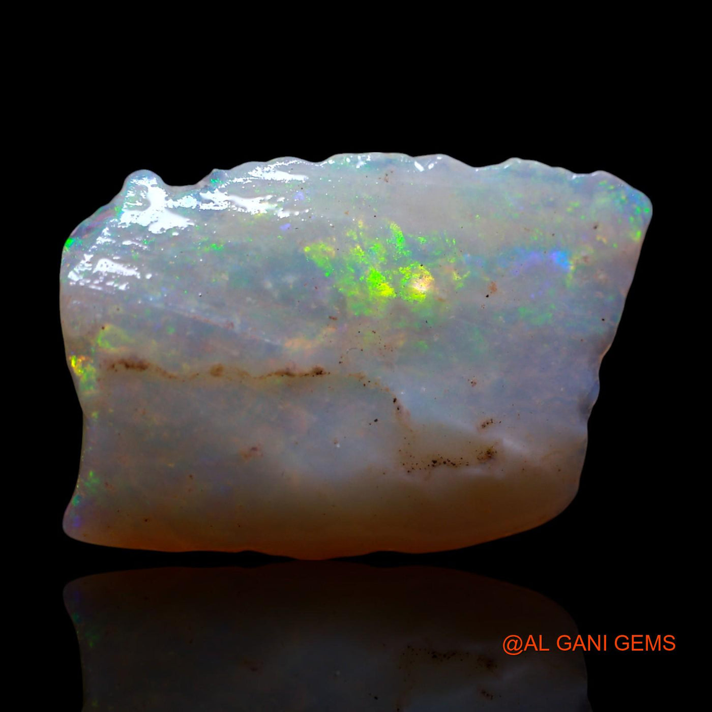 5.00 Cts Natural Australian Fire Opal Loose Gemstone Fancy Rough 22x15x3 mm RG-964