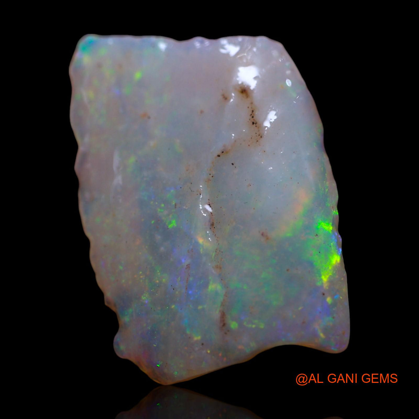5.00 Cts Natural Australian Fire Opal Loose Gemstone Fancy Rough 22x15x3 mm RG-964