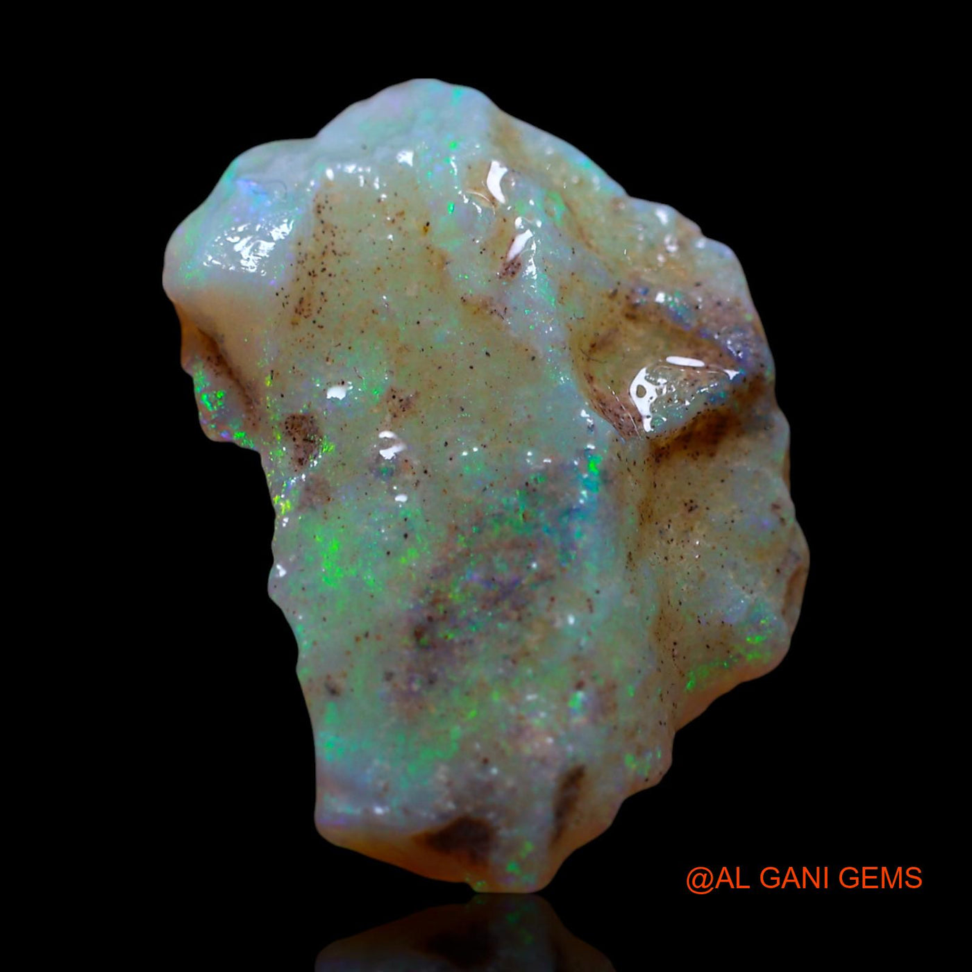 8.00 Cts Natural Australian Fire Opal Loose Gemstone Fancy Rough 22x15x5 mm RG-965