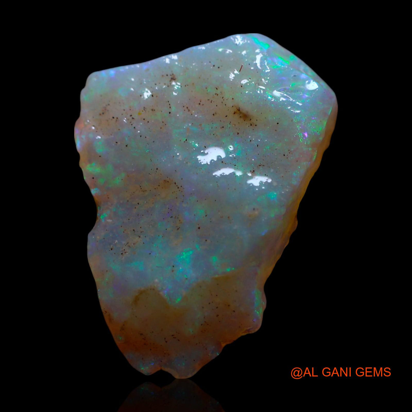 5.00 Cts Natural Australian Fire Opal Fancy Rough Loose Gemstone For Jewelry 18x15x3 mm RG-975