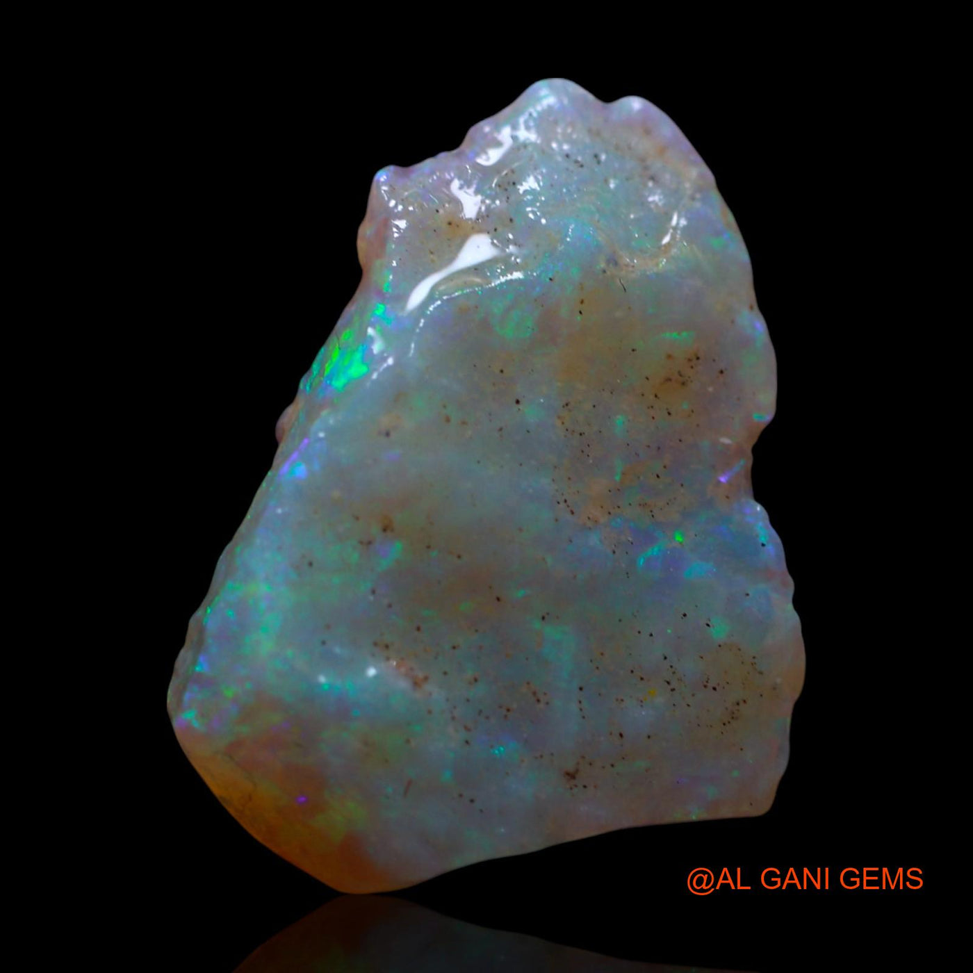 5.00 Cts Natural Australian Fire Opal Fancy Rough Loose Gemstone For Jewelry 18x15x3 mm RG-975
