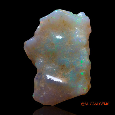 Natural Fire Opal Gemstone 4.00 Cts Loose Fancy Rough From Australia 19x13x3 mm RG-976