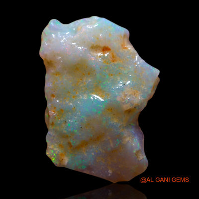 Natural Fire Opal Gemstone 4.00 Cts Loose Fancy Rough From Australia 19x13x3 mm RG-976