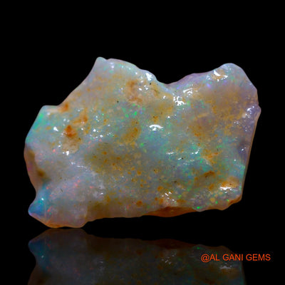 Natural Fire Opal Gemstone 4.00 Cts Loose Fancy Rough From Australia 19x13x3 mm RG-976