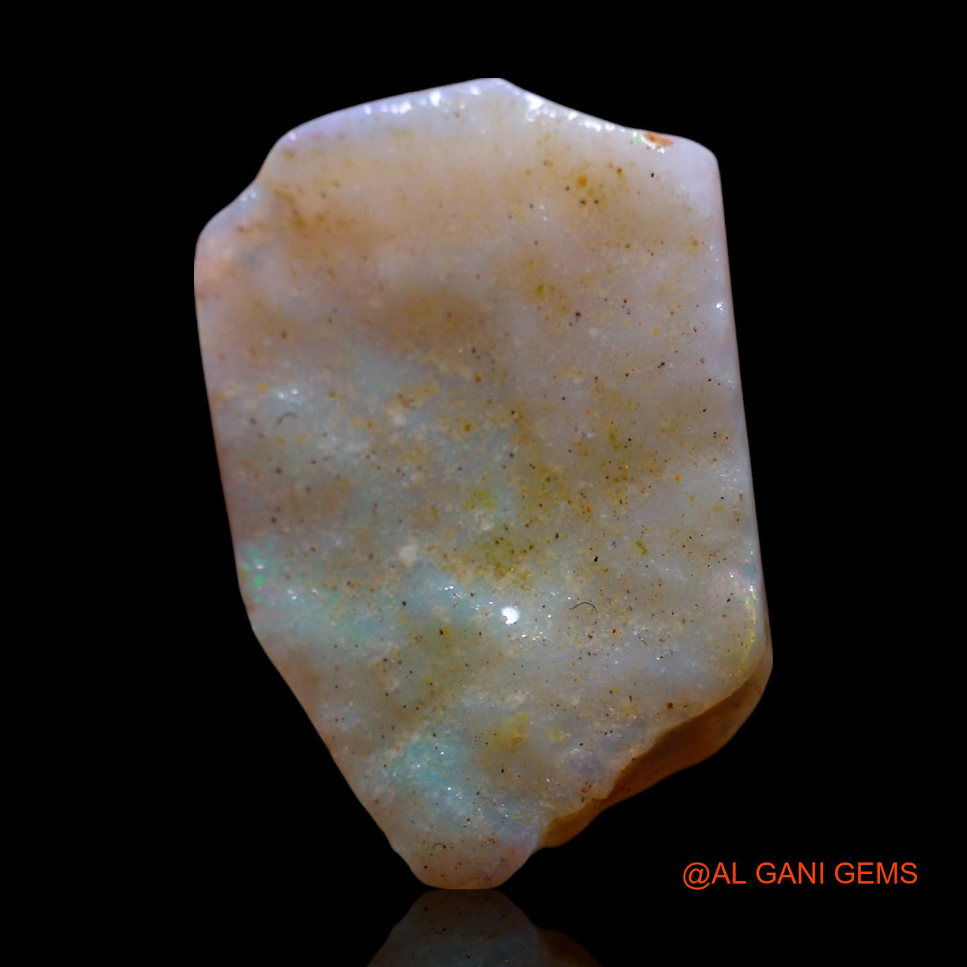 4.00 Cts Natural Australian Fire Opal Fancy Rough Loose Gemstone For Jewelry 19x12x3 mm RG-977