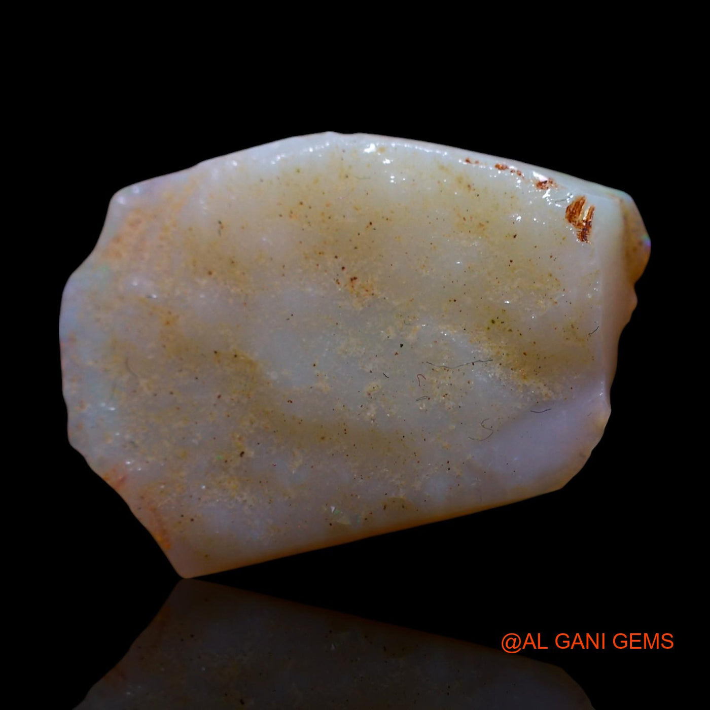 4.00 Cts Natural Australian Fire Opal Fancy Rough Loose Gemstone For Jewelry 19x12x3 mm RG-977