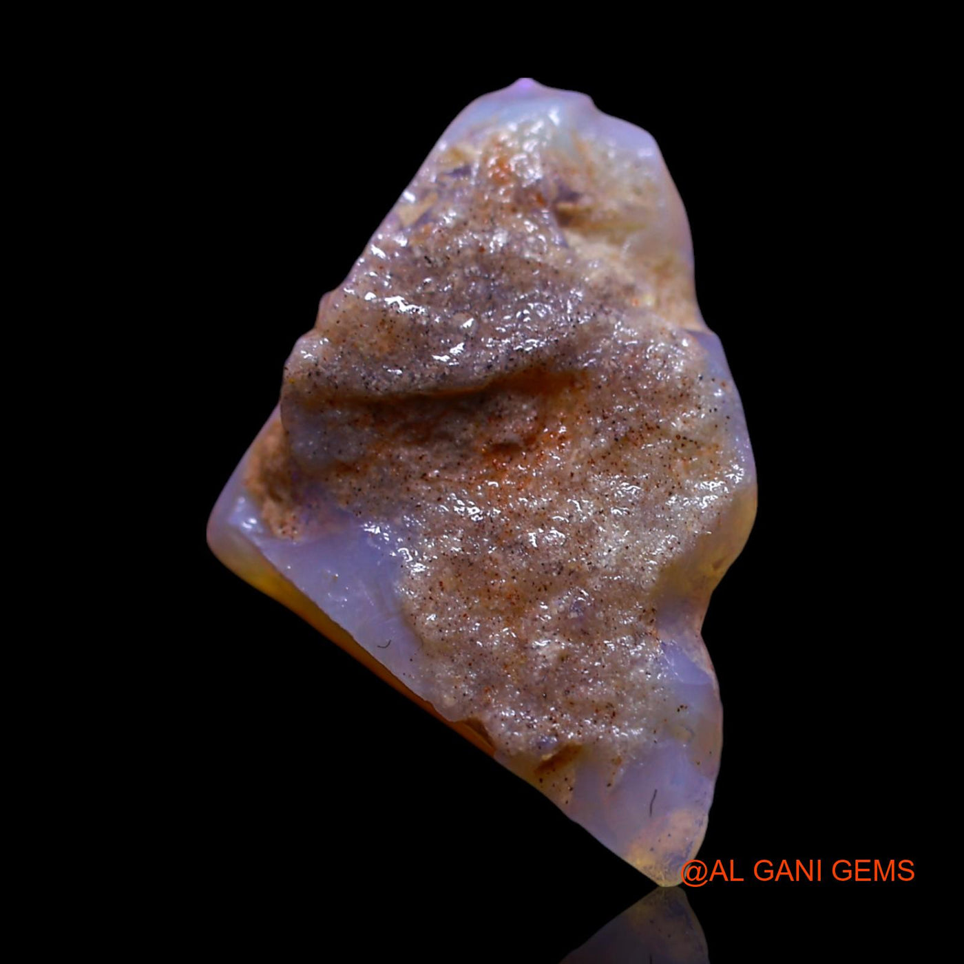 Natural Untreated Fire Opal Loose Gemstone Fancy Rough From Australia 7.80 Cts 20x10x7 mm RG-978