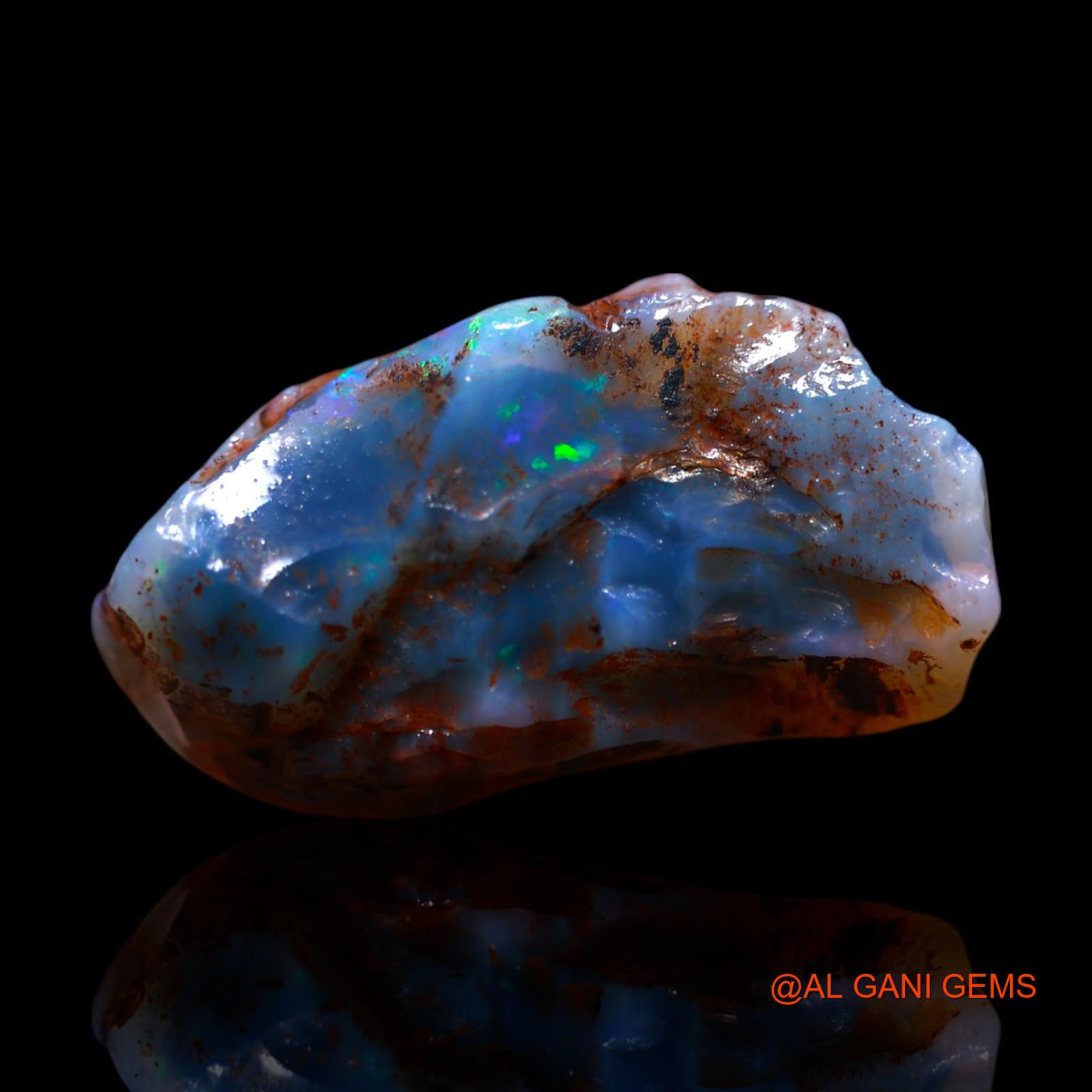 5.00 Cts Natural Australian Fire Opal Fancy Rough Loose Gemstone For Jewelry 14x14x5 mm RG-979
