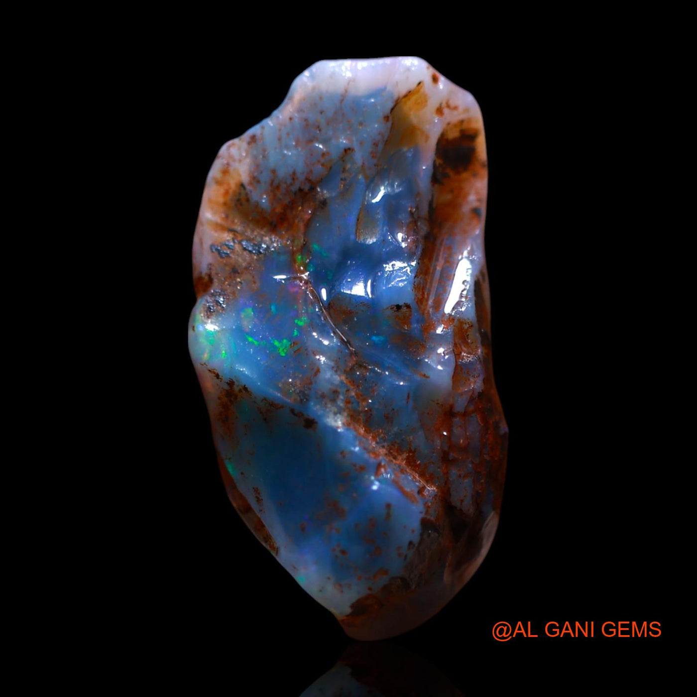 5.00 Cts Natural Australian Fire Opal Fancy Rough Loose Gemstone For Jewelry 14x14x5 mm RG-979