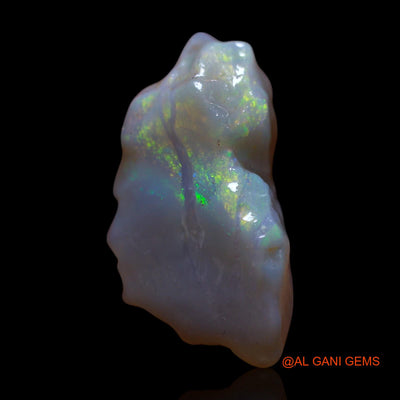 Natural Fire Opal Gemstone 8.00 Cts Loose Fancy Rough From Australia 18x10x7 mm RG-980