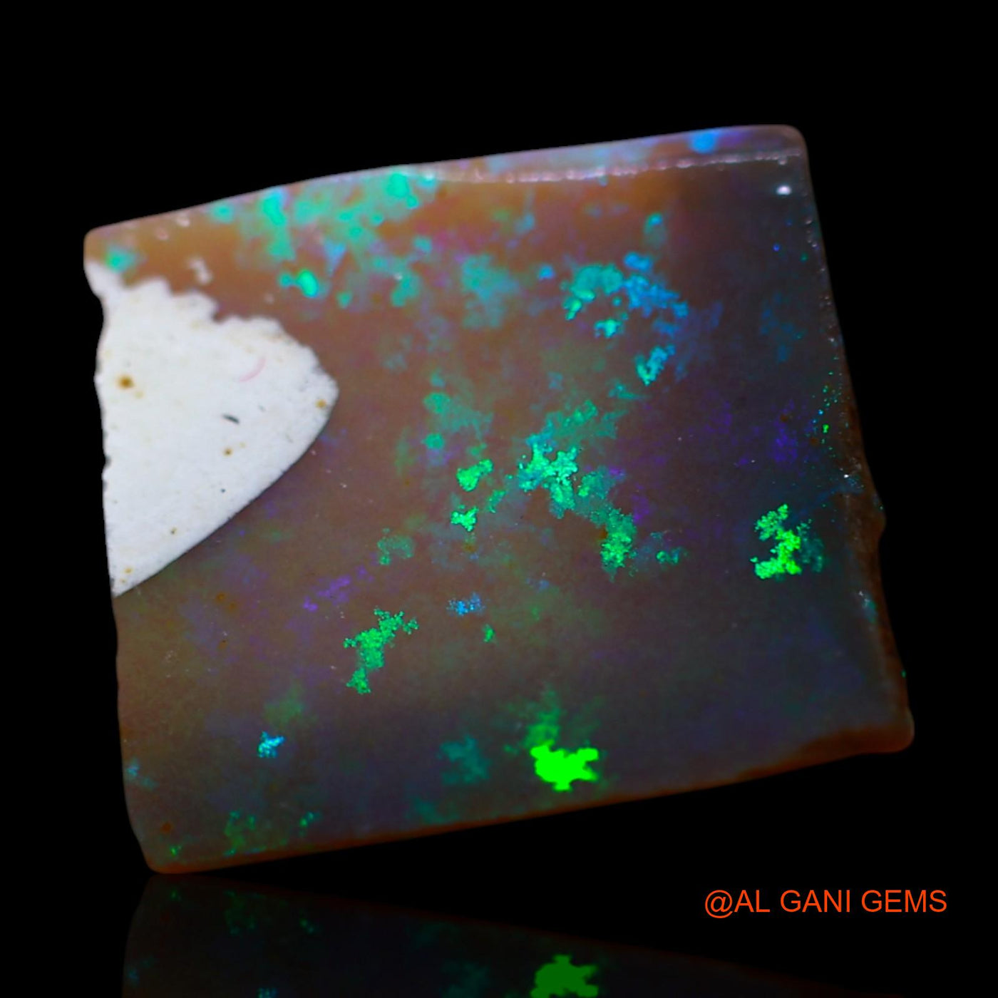 2.00 Cts Unheated Australian Fire Opal Loose Gemstone Fancy Rough Natural 13x12x1 mm RG-987