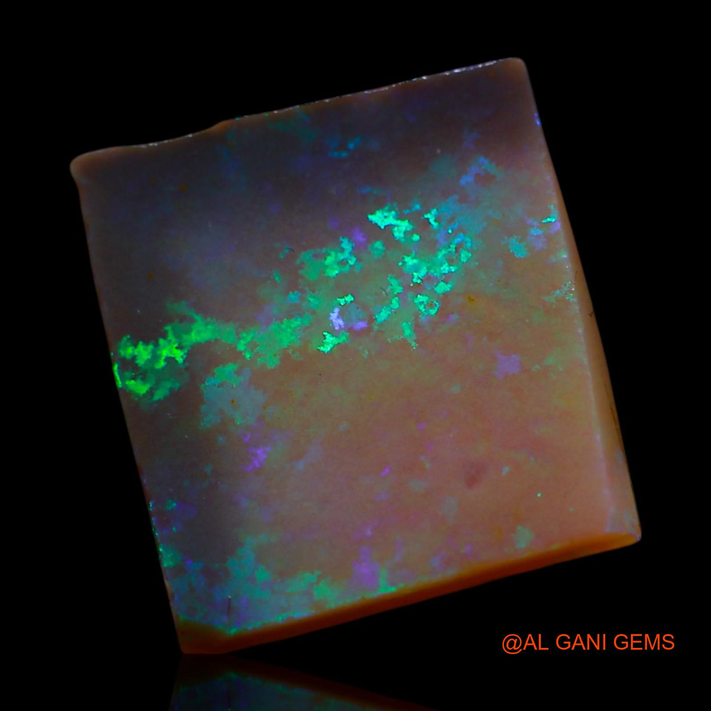 2.00 Cts Unheated Australian Fire Opal Loose Gemstone Fancy Rough Natural 13x12x1 mm RG-987