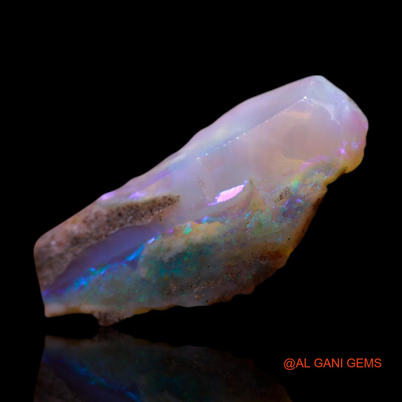 1.50 Cts Natural Australian Fire Opal Loose Gemstone Fancy Rough 18x8x2 mm RG-988