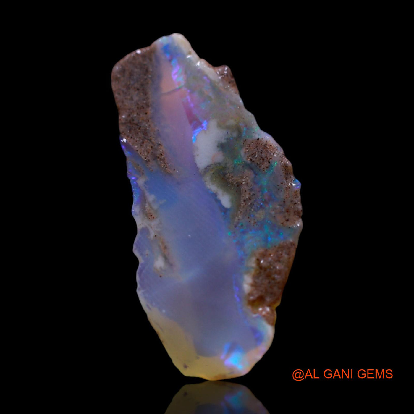 1.50 Cts Natural Australian Fire Opal Loose Gemstone Fancy Rough 18x8x2 mm RG-988