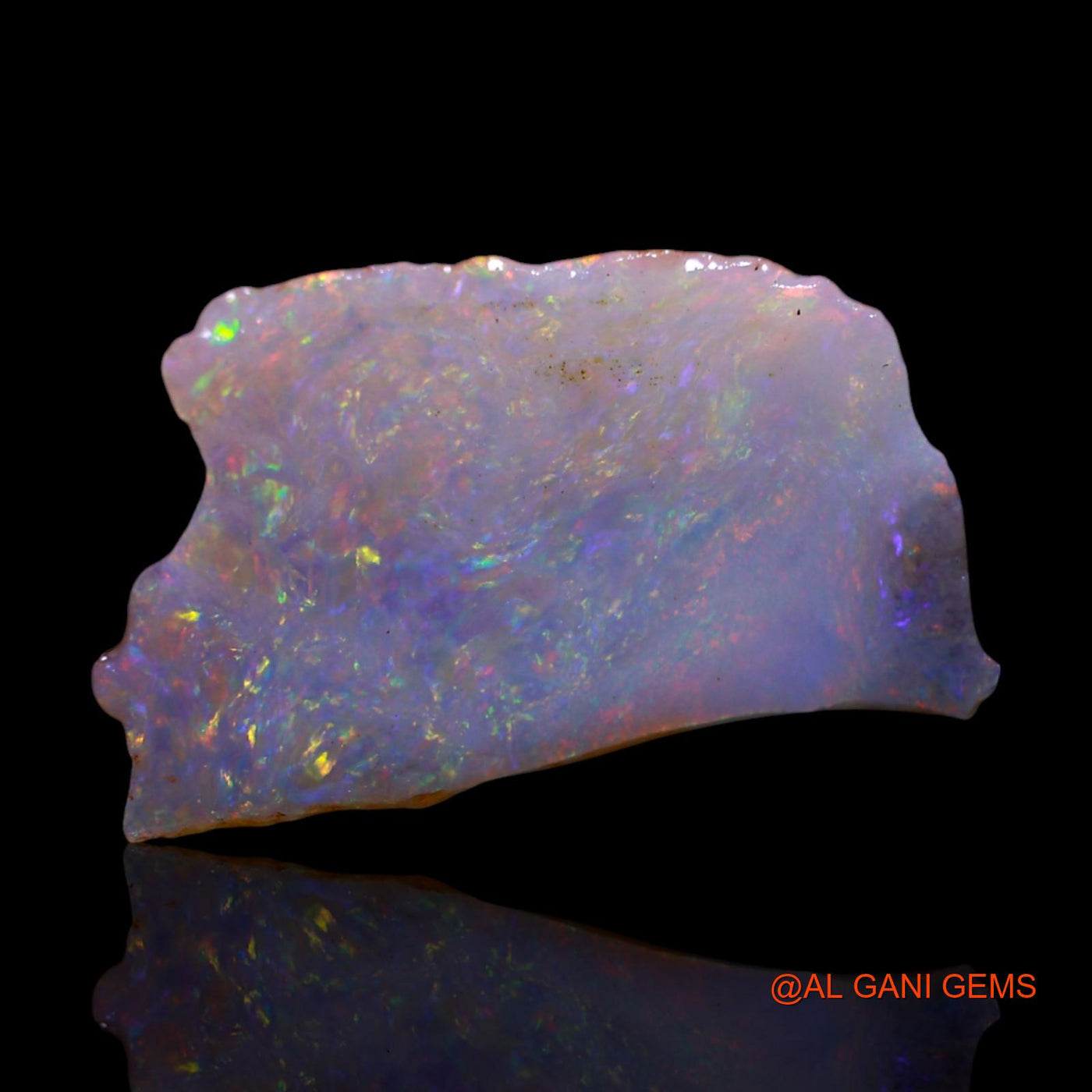 1.70 Cts Natural Australian Fire Opal Loose Gemstone Fancy Rough 16x10x2 mm RG-989