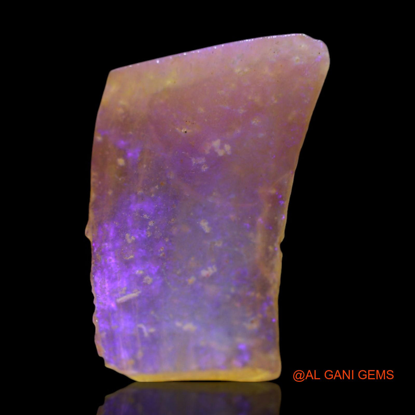 1.50 Cts Natural Australian Fire Opal Loose Gemstone Fancy Rough 15x10x2 mm RG-991