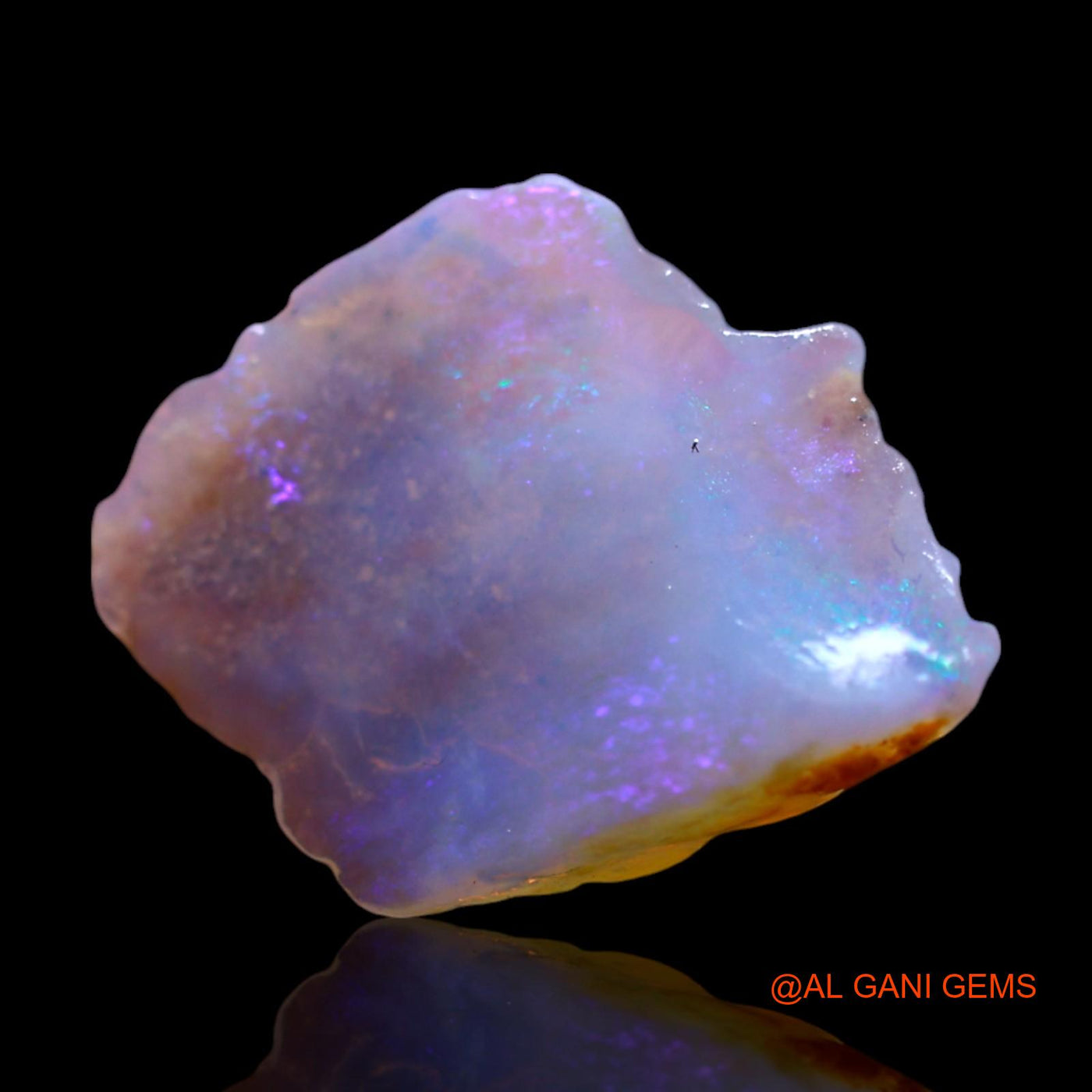 2.00 Cts Natural Australian Fire Opal Loose Gemstone Fancy Rough 12x11x3 mm RG-993