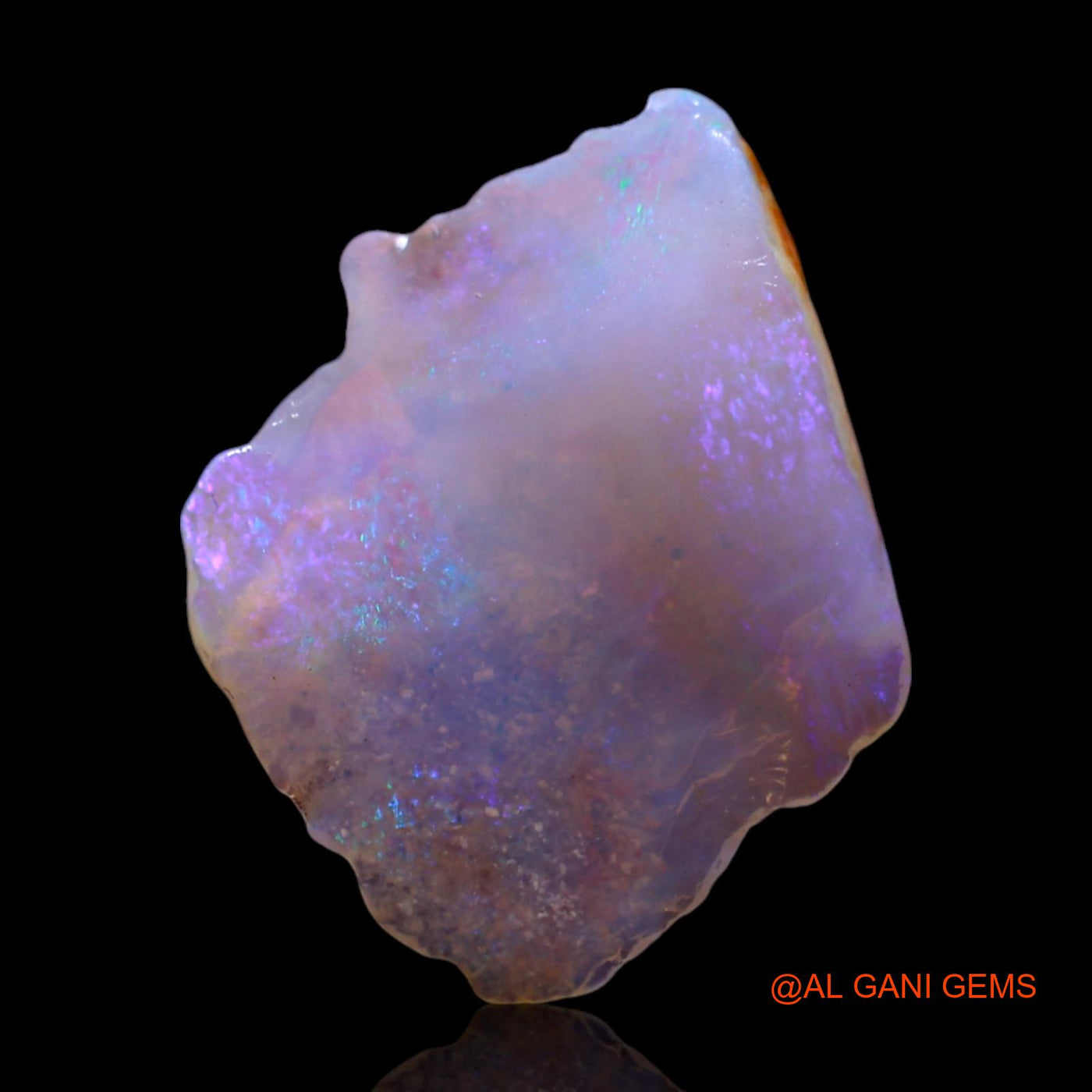 2.00 Cts Natural Australian Fire Opal Loose Gemstone Fancy Rough 12x11x3 mm RG-993