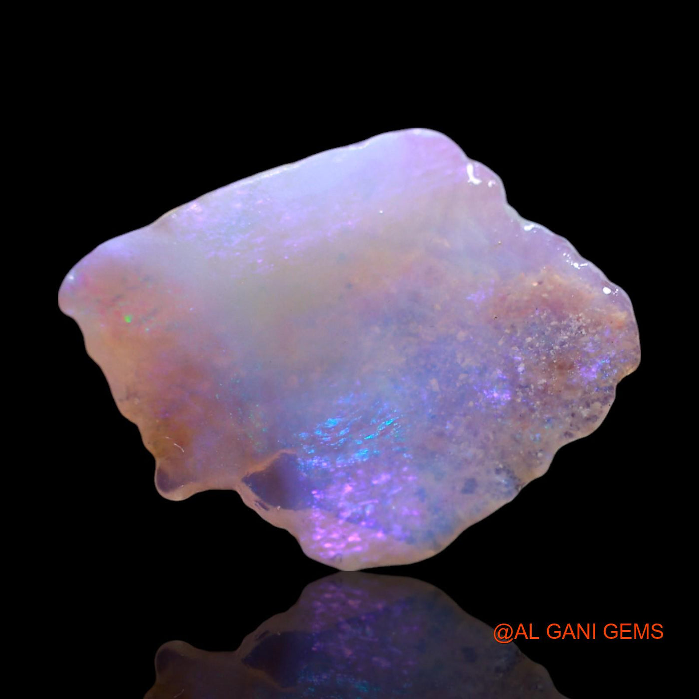 2.00 Cts Natural Australian Fire Opal Loose Gemstone Fancy Rough 12x11x3 mm RG-993