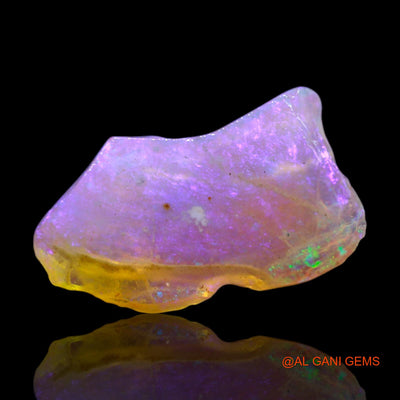 Natural Untreated Fire Opal Loose Gemstone Fancy Rough From Australia 2.00 Cts 14x8x2 mm RG-994