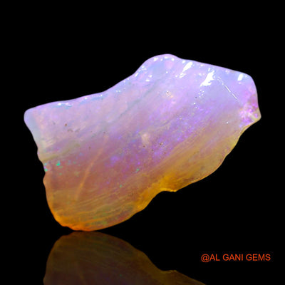 Natural Untreated Fire Opal Loose Gemstone Fancy Rough From Australia 2.00 Cts 14x8x2 mm RG-994