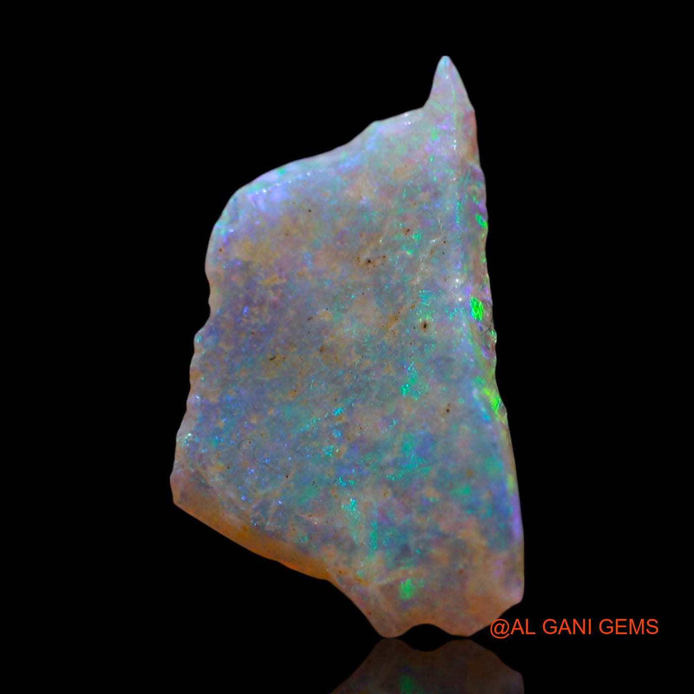 Natural Fire Opal Gemstone 1.00 Cts Loose Fancy Rough From Australia 15x9x1 mm RG-995