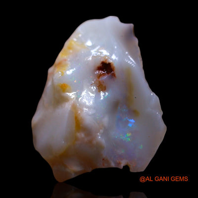 Natural Fire Opal Gemstone 2.50 Cts Loose Fancy Rough From Australia 13x10x4 mm RG-996