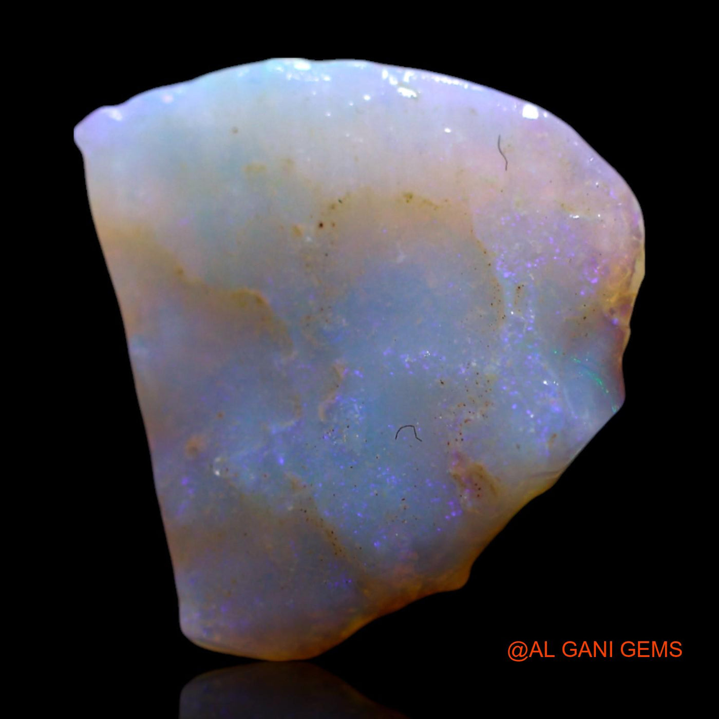 1.50 Cts Natural Australian Fire Opal Loose Gemstone Fancy Rough 13x10x2 mm RG-998
